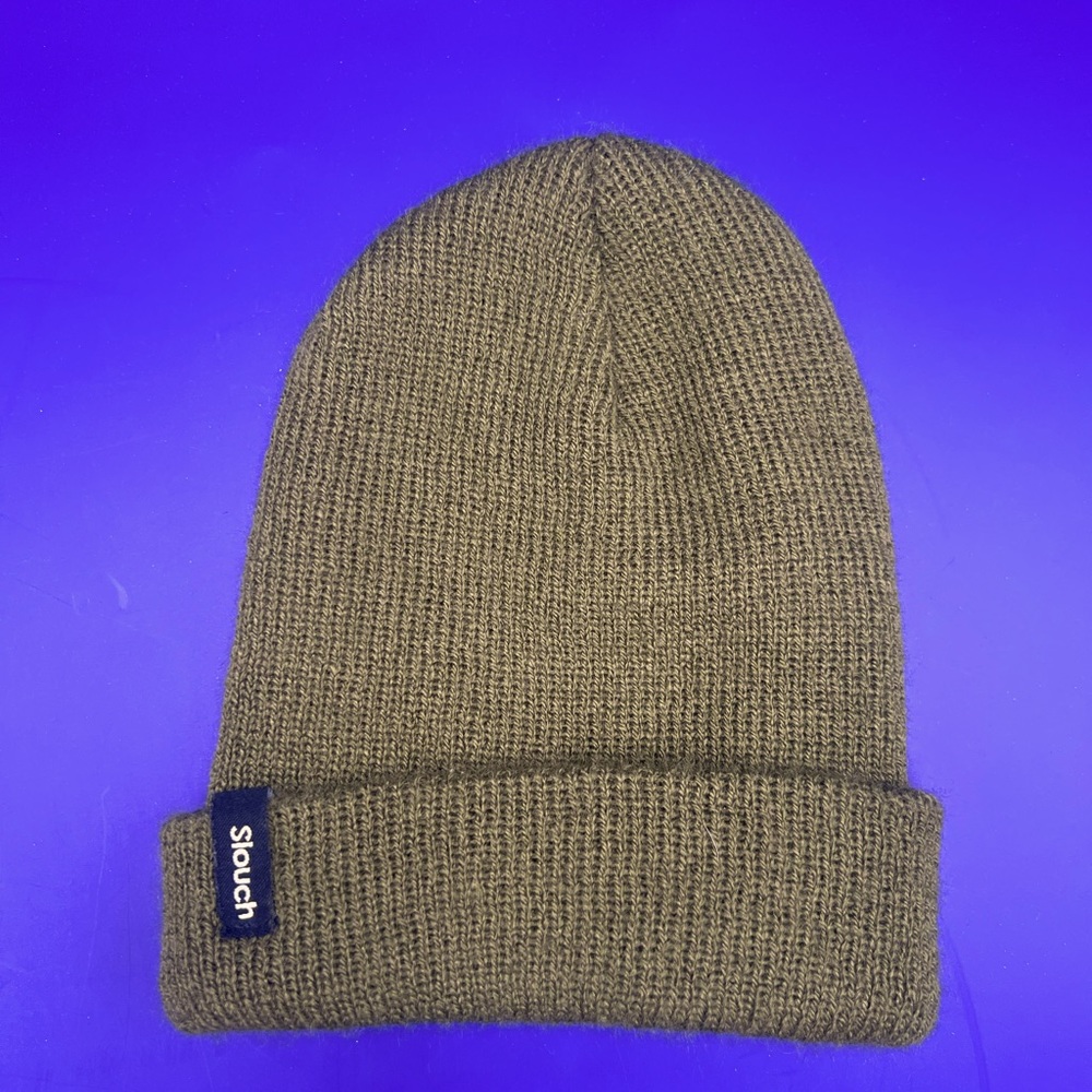 Slouch Headwear Infant Baby GREY Knit Cuff Beanie Cap Size 0-6 Months. NWOT